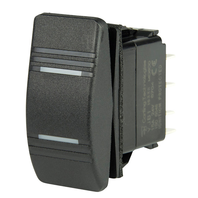 BEP DPDT Contura Switch  2Amber LEDs  ONOFFON 1001808