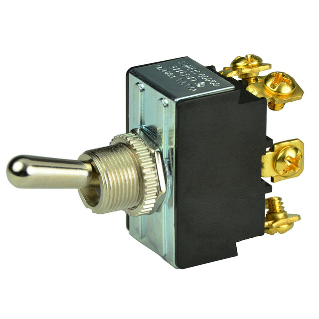 BEP DPDT Chrome Plated Toggle Switch  ONOFFON 1002018