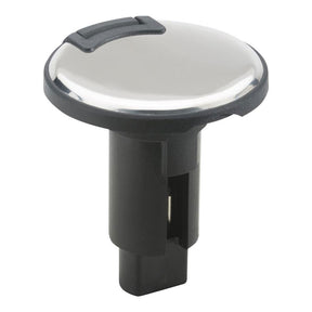 Attwood LightArmor PlugIn Base  2 Pin  Stainless Steel  Round 910R2PSB7
