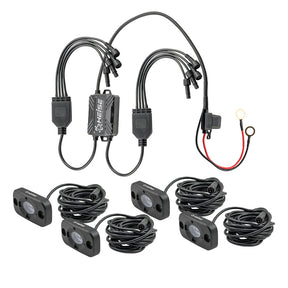 HEISE RGB Accent Lighting Kit  4 Pack HE4TLRGBK