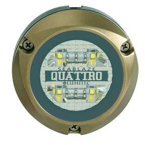 Lumitec Zambezi Quattro Surface Mount Underwater Light  WhiteBlue 101459
