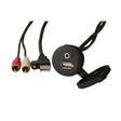 Fusion MSCBUUSB35 Panel Mount USB  35mm Headphone Jack 0101238100