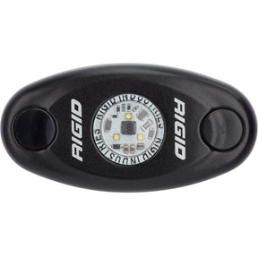 RIGID Industries ASeries Black Low Power LED Light  Single  Red 480043