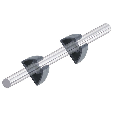 Perko Pole Storage Clips  Black  Pair 0477DP0BLK