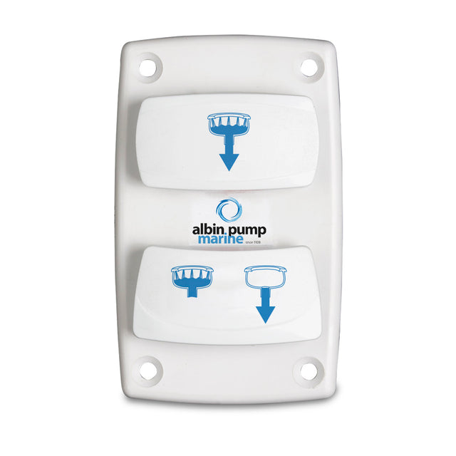 Albin Group Marine Control Silent Electric Toilet Rocker Switch 0766025