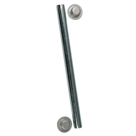 CE Smith Package Roller Shaft 12 x 514 wCap Nuts  Zinc 10700A