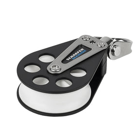 Schaefer Single Aluminum Block  60mm Sheave 70405