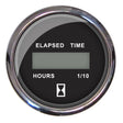 Faria Chesapeake Black 2 Hourmeter Digital 13715