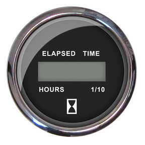 Faria Chesapeake Black 2 Hourmeter Digital 13715