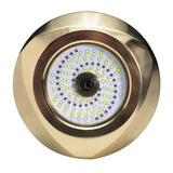 Lumitec SeaBlaze Typhoon Underwater Bronze ThruHull LED Light  RGBW Spectrum 101449