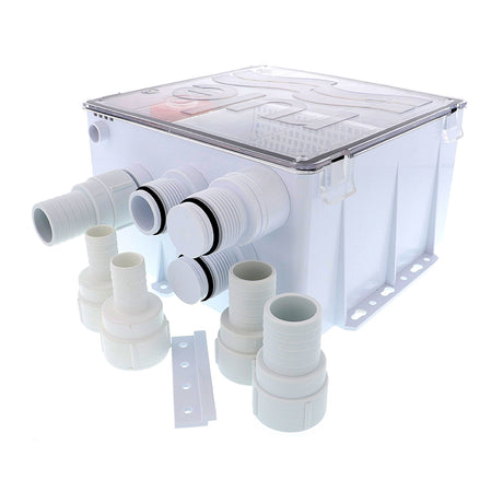 Rule Shower Drain Box w1100 GPH Pump  12V 99B