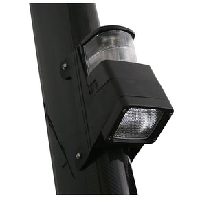 Hella Marine Halogen 8504 Series MastheadFloodlight Lamp  Black 998504001