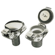 SeaDog Stainless Steel Flip Top Deck Fill  Gas  2 Hose 351100