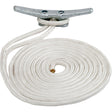 SeaDog Double Braided Nylon Dock Line  38 x 20  White 302110020WH1