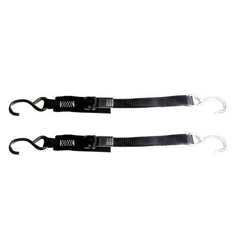 Rod Saver Stainless Steel Quick Release Transom TieDown  1 x 2  Pair SS1QRTD2