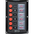 SeaDog Splash Guard Switch Panel Vertical  6 Switch 4241161