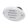 Marinco 12V Electronic Horn wWhite Grill 10082