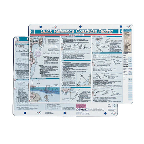Davis Quick Reference Coastwise Piloting Card 126