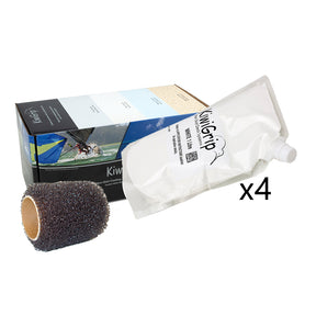 KiwiGrip 4  1 Liter Pouches  White w4 Roller KG4WPR