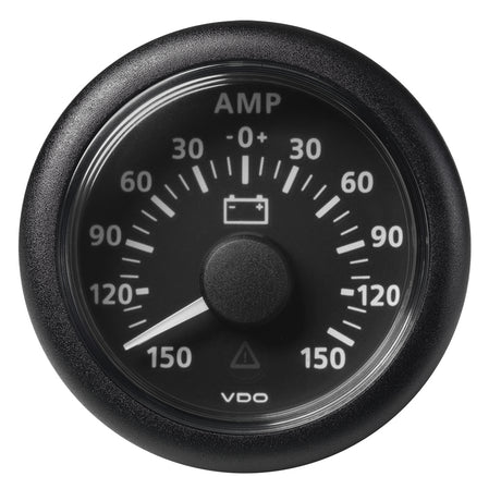 Veratron 52MM 2116 ViewLine Battery Status Gauge 150150AMP  Black Dial  Bezel A2C59512329