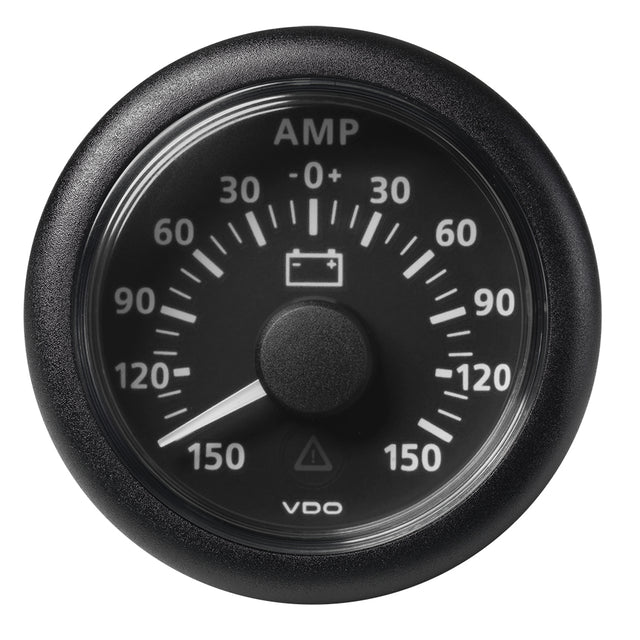 Veratron 52MM 2116 ViewLine Battery Status Gauge 150150AMP  Black Dial  Bezel A2C59512329