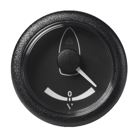 Veratron 52MM 2116 ViewLine Rudder Angle Gauge 40 STBPort  Black Dial  Bezel A2C59514154