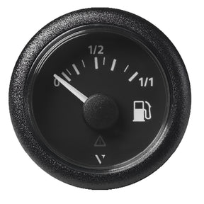 Veratron 52MM 2116 ViewLine Fuel Level Gauge 011  3 to 180 OHM  Black Dial  Round Bezel A2C59514082