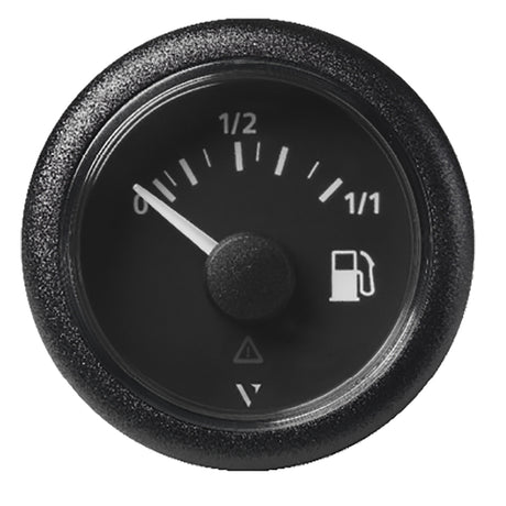 Veratron 52MM 2116 ViewLine Fuel Level Gauge 011  3 to 180 OHM  Black Dial  Round Bezel A2C59514082