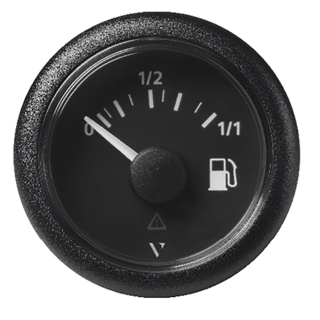 Veratron 52MM 2116 ViewLine Fuel Level Gauge 011  3 to 180 OHM  Black Dial  Round Bezel A2C59514082
