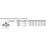Viega ProPress 114 Zero Lead Bronze Ball Valve wStainless Stem  Double Press Connection  Smart Connect Technology 79938