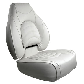 Springfield Fish Pro High Back Folding Seat  White 10416061