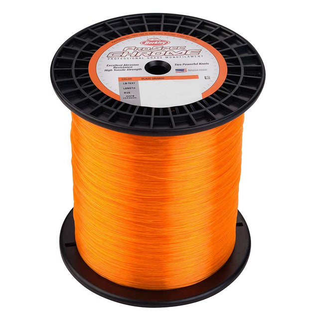 Berkley ProSpec Chrome Blaze Orange Monofilament  50 lb  3000 yds  PSC3B5080 1544006