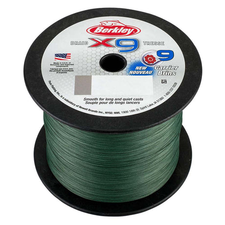 Berkley x9 Braid LowVis Green  8lb  2188 yds  X9BBK822 1486835
