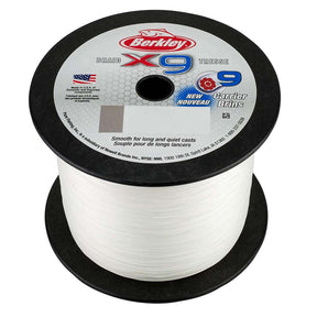 Berkley x9 Braid Crystal  50lb  2188 yds  X9BBK50CY 1486913