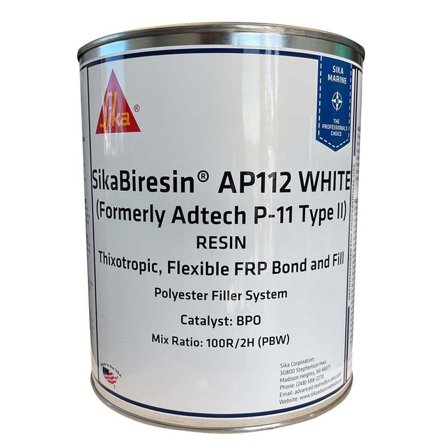 Sika SikaBiresin AP112 White Gallon BPO Hardener Required 606128