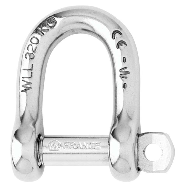 Wichard SelfLocking D Shackle  Diameter 10mm  1332 1205W