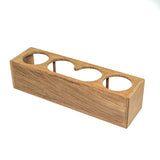 Whitecap Four DrinkBinocular Rack  Teak 62632