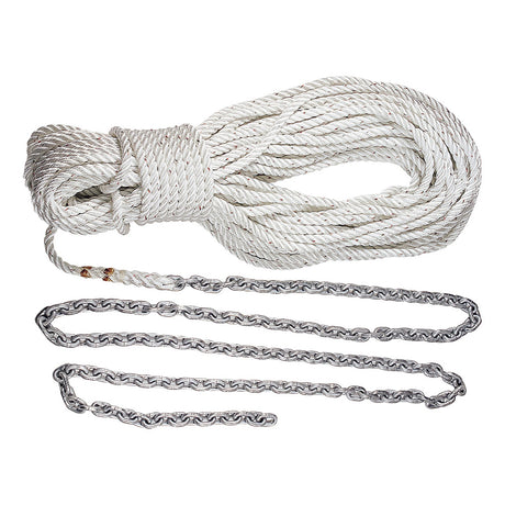 Lewmar Premium Anchor Rode 21515 of 14 Chain  200 of 12 Rope wShackle HM15HT200PX