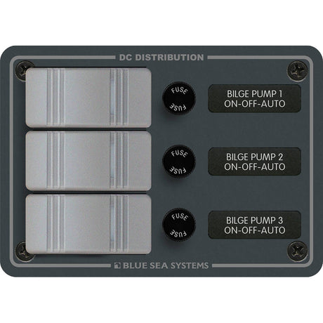 Blue Sea 8665 Contura 3 Bilge Pump Control Panel  8665