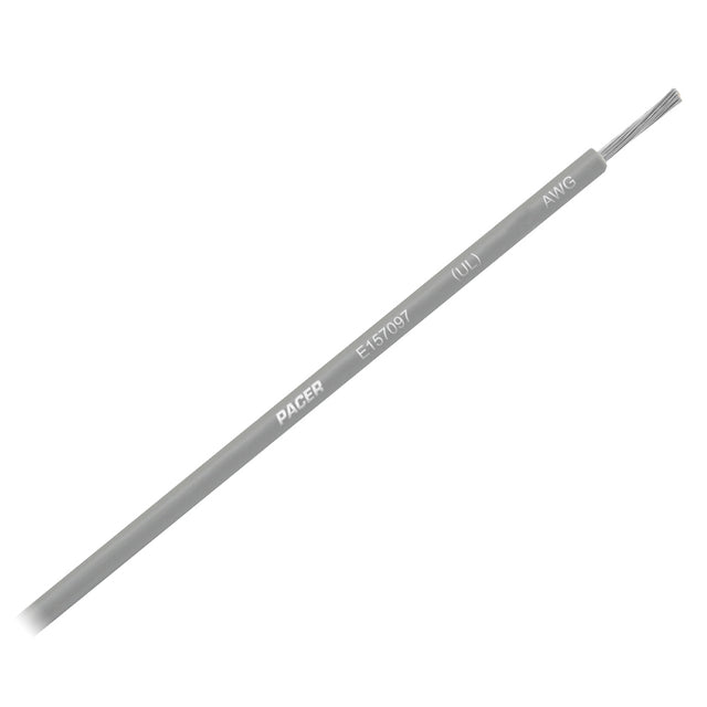 Pacer Grey 12 AWG Primary Wire  25  WUL12GY25