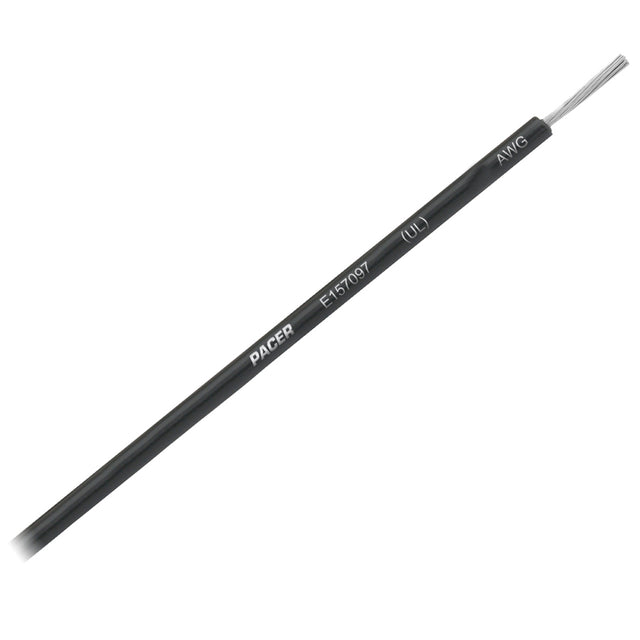 Pacer Black 8 AWG Primary Wire  25  WUL8BK25
