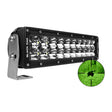 Black Oak Pro Series 30 10 850nm Infrared Double Row LED Light Bar  Combo Optics  Black Housing 10IR850