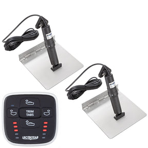 Lectrotab XKA Stainless Steel Trim Tab Kit wMLC1 Control  12 x 9 XKASML12X9