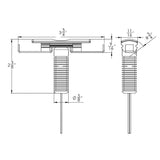 TACO Rub Rail Mounted LED Nav Light Set fSuproFlex Only F389960