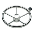 Schmitt Marine 170 Finger Grip Destroyer 5Spoke 135 Stainless Steel Cap 34 Tapered Shaft wKnob 1731321FGKR