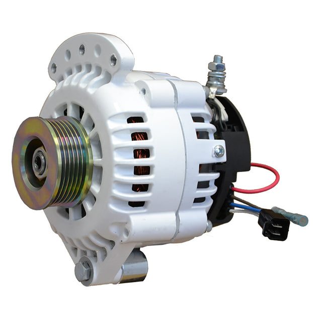 Balmar Alternator 100 AMP 12V 12 Single Foot Spindle Mount K6 Pulley wIsolated Ground 621100K6