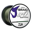 Daiwa JBRAID x4 Braided Line  15lb  300 yds  Dark Green JB4U15300DG