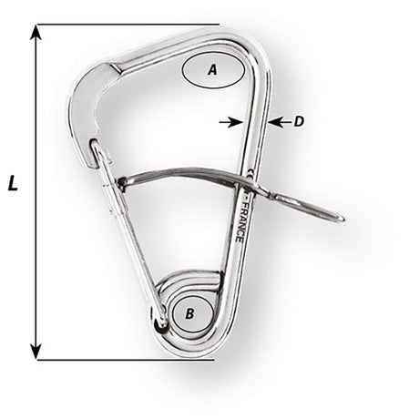 Wichard Automatic Mooring Hook  170mm Length  61116 2329W