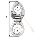 Wichard HR Quick Release Snap Shackle With Large Bail  90mm Length  33564 2774W