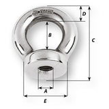 Wichard 8mm Eye Nut  2132 Diameter 6344W